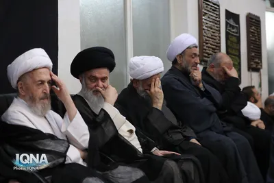 عزاداری روز شهادت امام رضا در دفتر مراجع