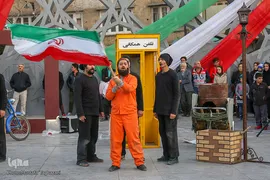 نمایش خیابانی راه ناتمام به مناسب ایام الله دهه فجر