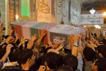 وداع با پیکر شهید جلالی نسب
