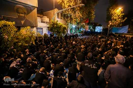 مراسم عزاداری شب عاشورای حسینی در تهران