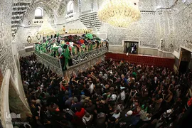 حرم مطهر و نورانی امام موسی کاظم (ع) در شهر کاظمین عراق