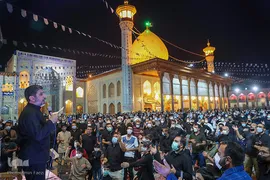 مراسم سوگواری ماه صفر در حرم مطهر حضرت شاهچراغ(ع) شیراز