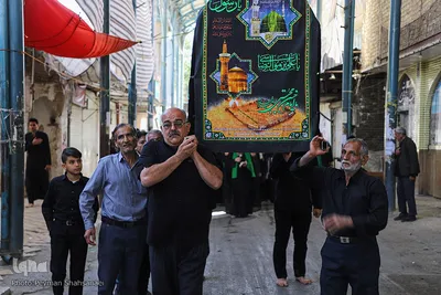 دسته عزاداری سادات و روحانیون شهرستان خمینی شهر