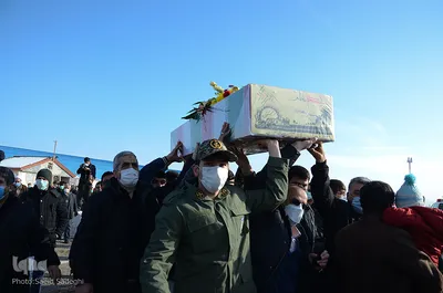 ورود پیکر مطهر سه شهید گمنام به تبریز‎‎