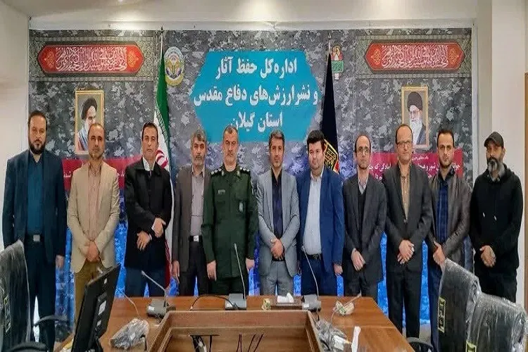 بازدید جهادگران جهاددانشگاهی گیلان از باغ موزه دفاع مقدس