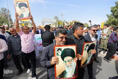 راهپیمایی ۱۳ آبان در بندرعباس