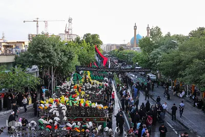 اجتماع دسته عزاداران علوی در مشهد