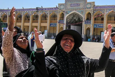 سوگواری به مناسبت شهادت امام رئوف در حرم شاهچراغ(ع)‎