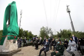 مراسم رونمایی از تندیس سپهبد شهید، سردار حاج قاسم سلیمانی در تقاطع بزرگراه شهید قاسم سلیمانی و بزرگراه شهید مدرس