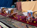 اعتکاف دانش‌آموزان دختر در مسجد سیدالشهدا(ع) خمینی‌شهر