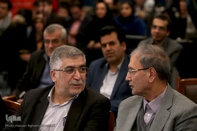  علی ربیعی، سخنگوی دولت و سید حمیدرضا طیبی، رییس جهاد دانشگاهی