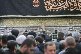 حال و هوای حرم کریمه اهل بیت(ع) در شب شهادت پدر بزرگوارشان