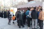 ایستگاه صلواتی گروه جهادی طلاب در سالروز ولادت‎