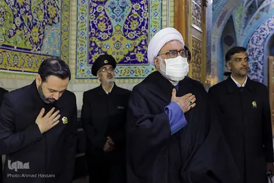 آیین بازگشایی صحن انقلاب اسلامی حرم مطهر امام رضا علیه‌السلام
