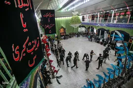 عزاداری ظهر عاشورا در محله کن