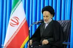 دیدار جمعی از سربازان سپاه انصارالرضا(ع) خراسان جنوبی با آیت‌الله عبادی