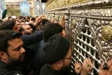 عکس | وزیر امور مذهبی پاکستان به زیارت حرم بانوی کرامت مشرف شد