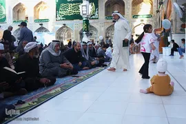 حرم امام علی(ع) در آستانه ولادت کریم اهل بیت