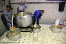 سفره افطاری هیئت حضرت ابوالفضل(ع) بلوار ابوذر تهران