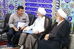 اقامه نماز جمعه ساری با امامت آیت الله محمد باقر لائینی