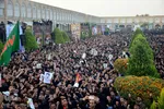 مراسم تشییع پیکر مطهر شهید حججی درمیدان امام خمینی(ره) اصفهان