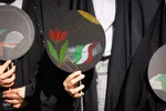 آیین استقبال از پیکر شهید گمنام در دبستان کمائی اصفهان