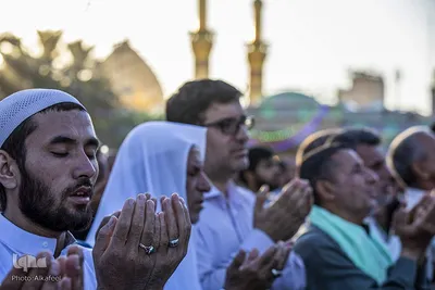نماز عید سعید قربان در حرم اباالفضل العباس (ع)
