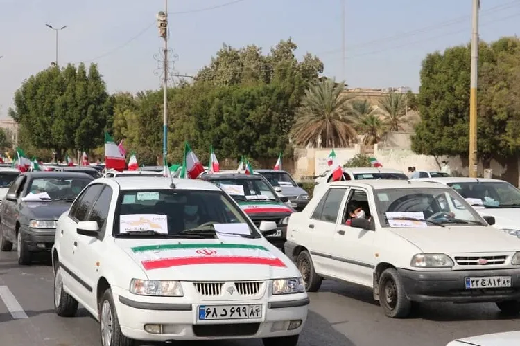 راهپیمایی 22 بهمن در بندرعباس به صورت خودرویی برگزار می‌شود