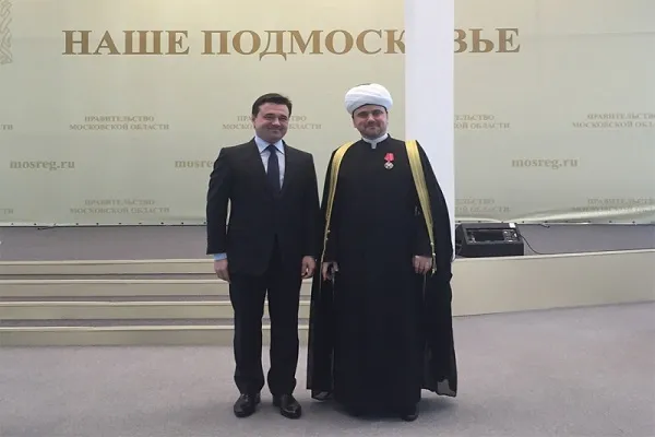 Рушан Аббясов поздравил Губернатора Московской области Андрея Юрьевича Воробьева