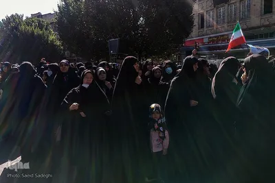 مراسم تشییع پیکر مطهر مدافع امنیت، بسیجی شهید «حسین اجاقی» در تبریز