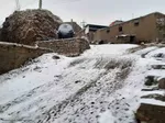 طبیعت برفی ارتفاعات و مناطق روستایی اهر