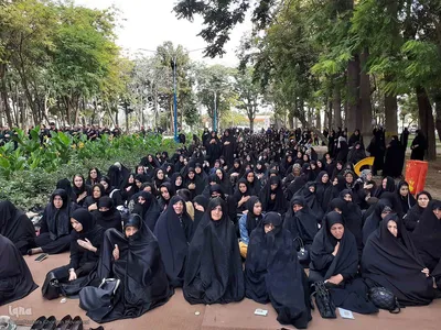 مراسم آیینی جاماندگان اربعین حسینی در آذرباییجان شرقی