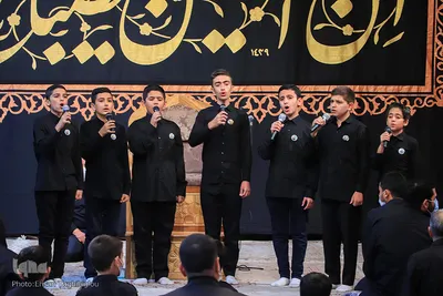 مراسم شب اربعین در حسینیه اعظم زنجان‎‎