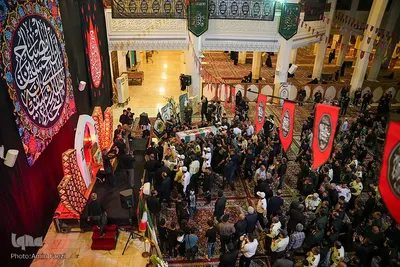 وداع با شهید «مهدی الله‌‌پور» در حرم شاهچراغ(ع)‎