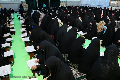 مراسم جزء خوانی قرآن کریم در حرم حضرت عبدالعظیم(ع)