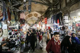 بازار بزرگ تهران، در آستانه سال نو