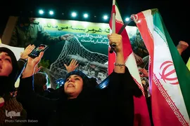 تشییع پیکر سردار شهید حاج مجید خادمی در تهران