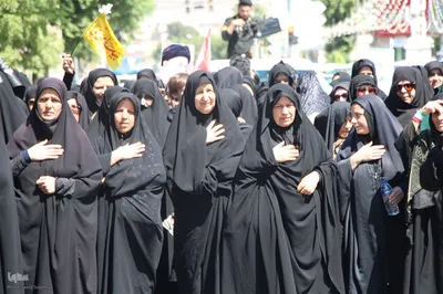دسته عزاداری در ملایر
