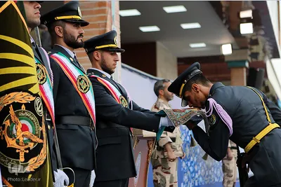 مراسم دانش‌آموختگی دانشجویان دانشگاه‌های افسری ارتش