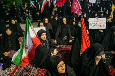  عزاداری شب شام غریبان در شهر ری

