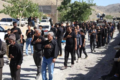 عزاداری روز عاشورا در روستای محمود آباد بیرجند