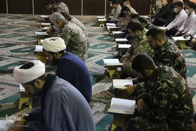 محفل انس با قرآن در مرکز آموزش پدافند هوایی سمنان