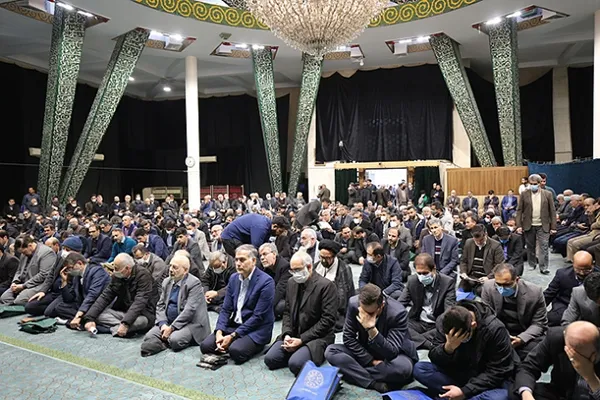 مجلس یادبود پدر رئيس دانشگاه تهران برگزار شد