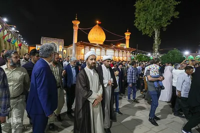شب میلاد امام رضا در حرم شاهچراغ (ع)‎‎