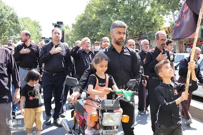 مراسم جاماندگان اربعین در ملایر