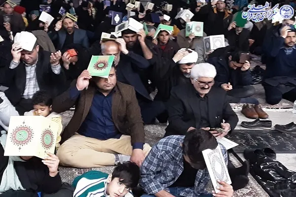 آیین لیالی شب قدر در آستان مقدس امام زاده ابراهیم بابلسر