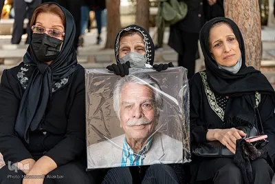 مراسم خاکسپاری پیکر زنده‌یاد منوچهر اسماعیلی در بهشت سکینه کرج