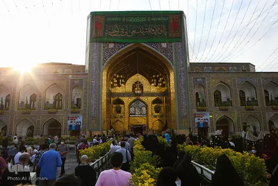 حرم امام رضا(ع) در شب میلاد مهربانش