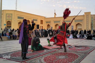 تعزیه خوانی در اولین همایش ملی «سیمای حضرت شاهچراغ(ع) در تعزیه»‎‎