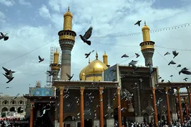 حرم مطهر و نورانی امام موسی کاظم (ع) در شهر کاظمین عراق